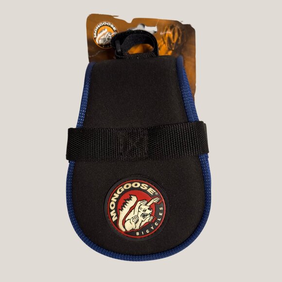 Mongoose Bicycle Under Seat Wedge Bag – Black & Blue - Picture 1 of 6